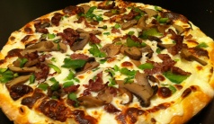 Philly Steak
                      & Cheese Pizza